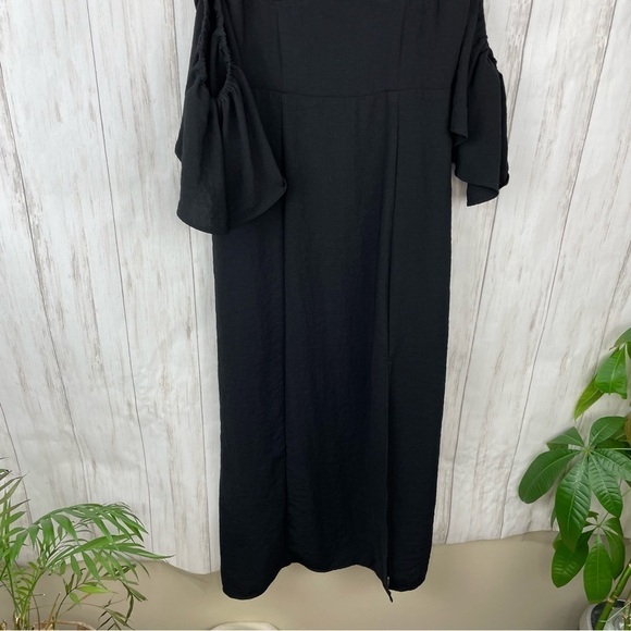 Urban Outfitters NWT little black dress with slit Small - Picture 10 of 14
